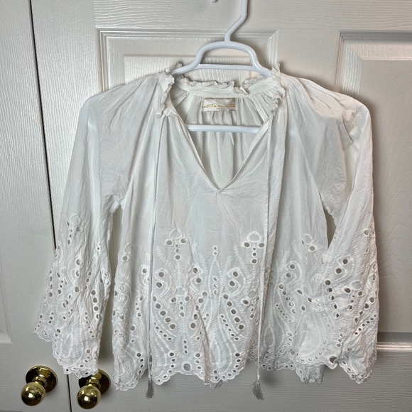 Natalie Martin White Embroidered Top - Picture 1 of 4